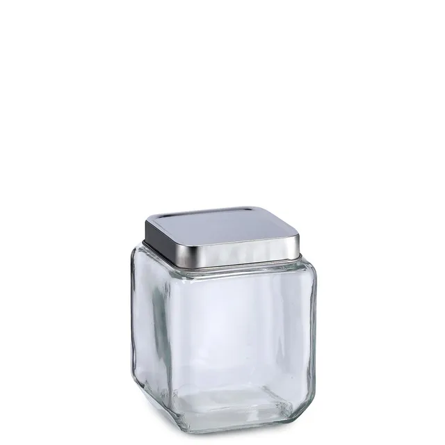 zeller-present-k-che-vorratsglas-edelstahldeckel-1100-ml image 1