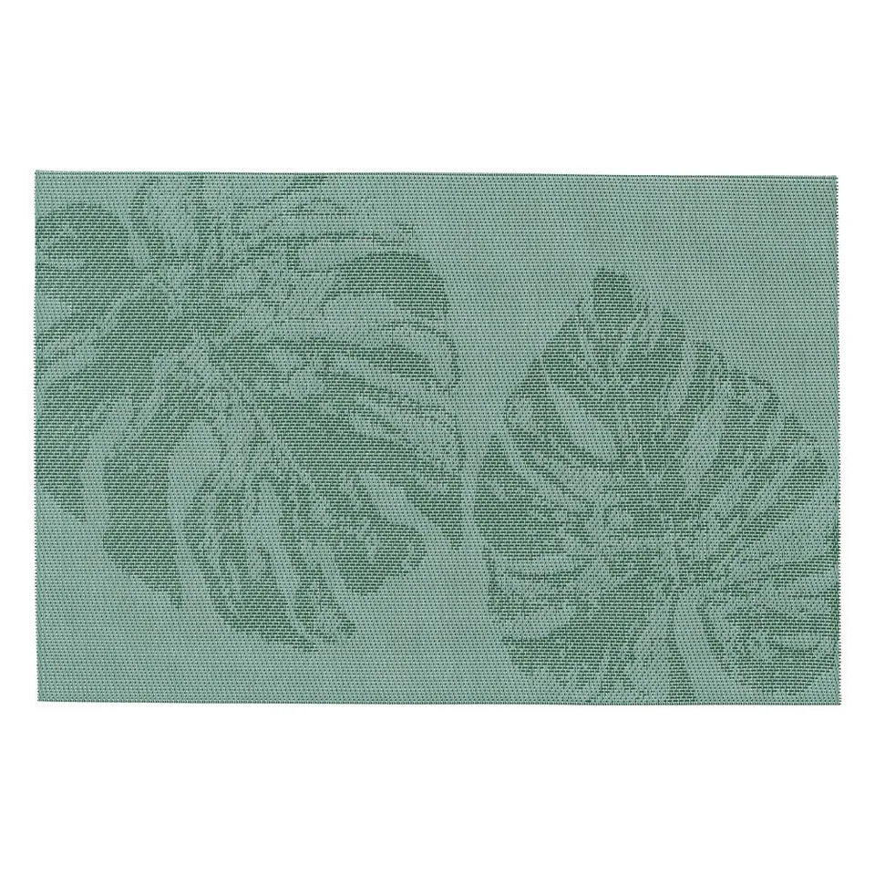 zeller-present-table-platzset-monstera-blatt-kunststoff-gr-n image 1