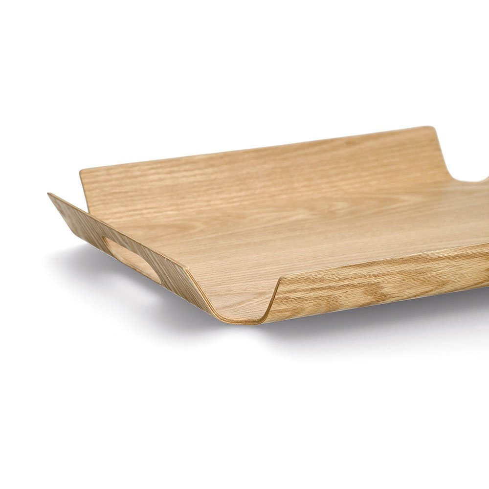 zeller-present-table-serviertablett-holz-eichefurnier-mit-griffen image 5