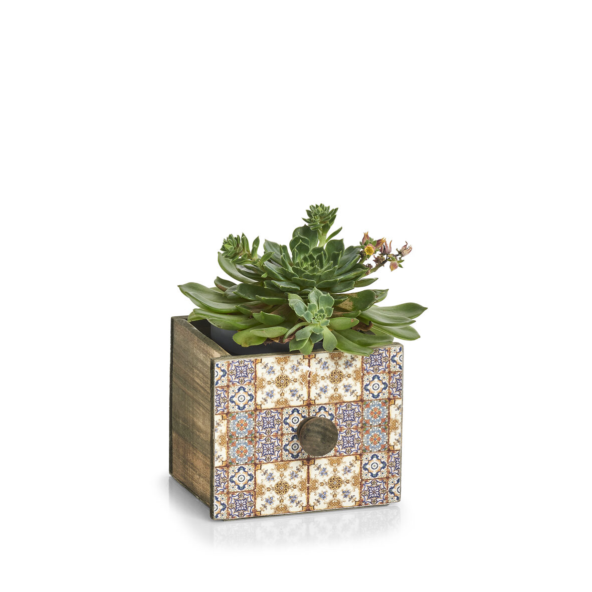 zeller-present-home-living-schubladenbox-mosaik-holz image 2
