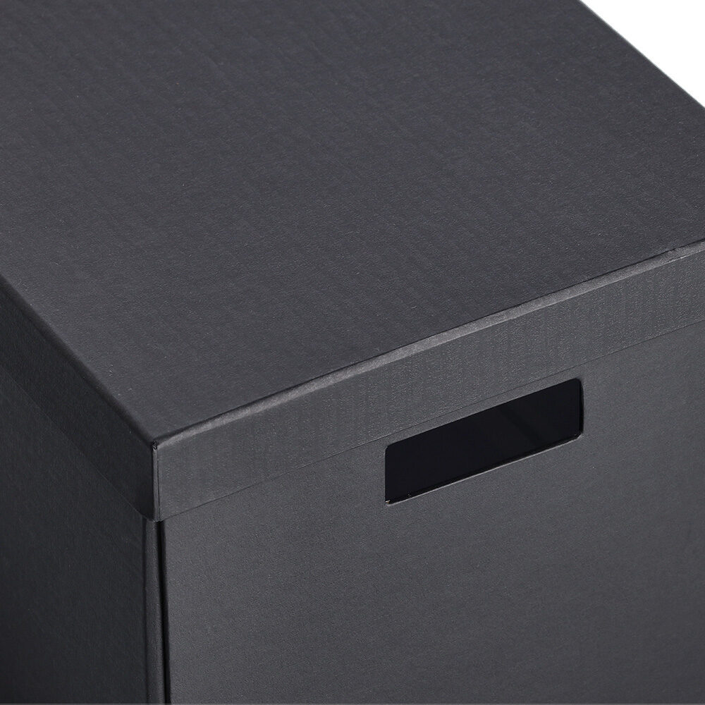 zeller-home-aufbewahrungsbox-karton-schwarz-faltbar image 4