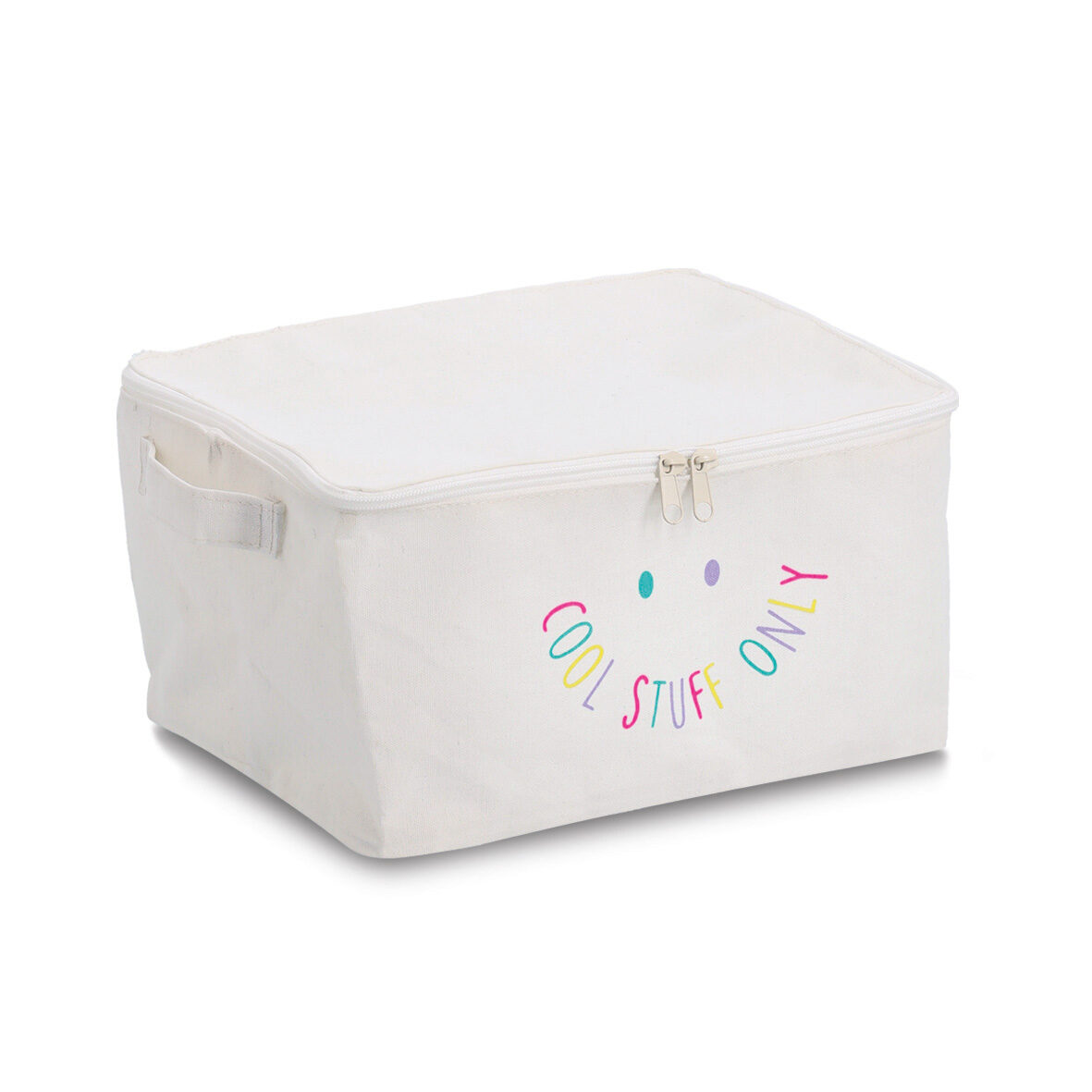 zeller-present-cool-stuff-aufbewahrungsbox-mit-rei-verschluss-creme image 1