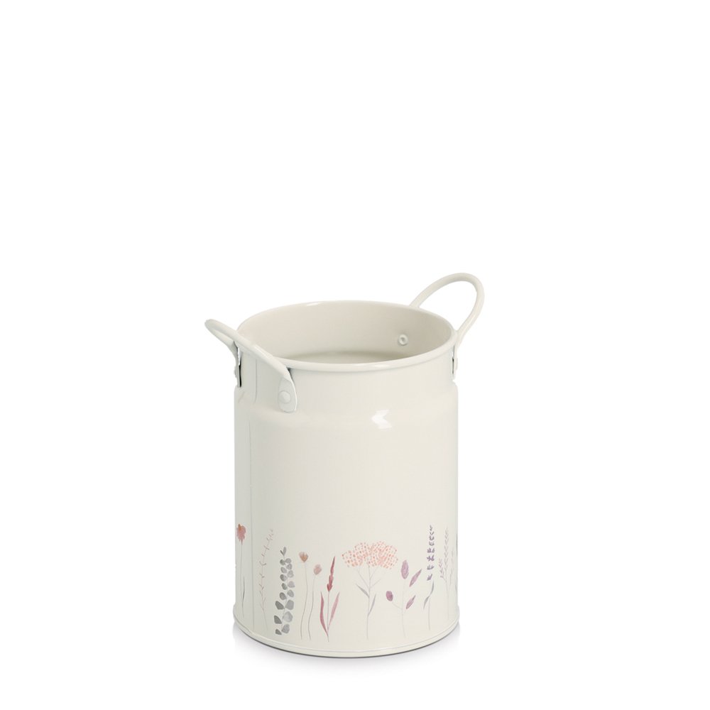 zeller-present-flowers-utensilienhalter-1250-ml-metall-blumen image 1
