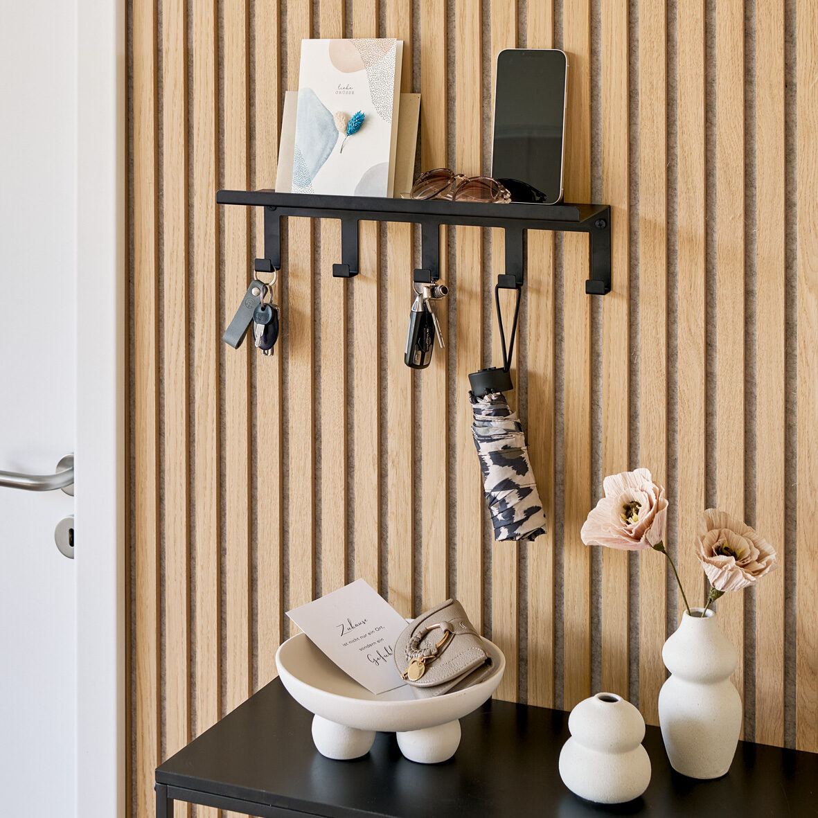zeller-present-home-living-wandregal-metall-schwarz-mit-haken image 4
