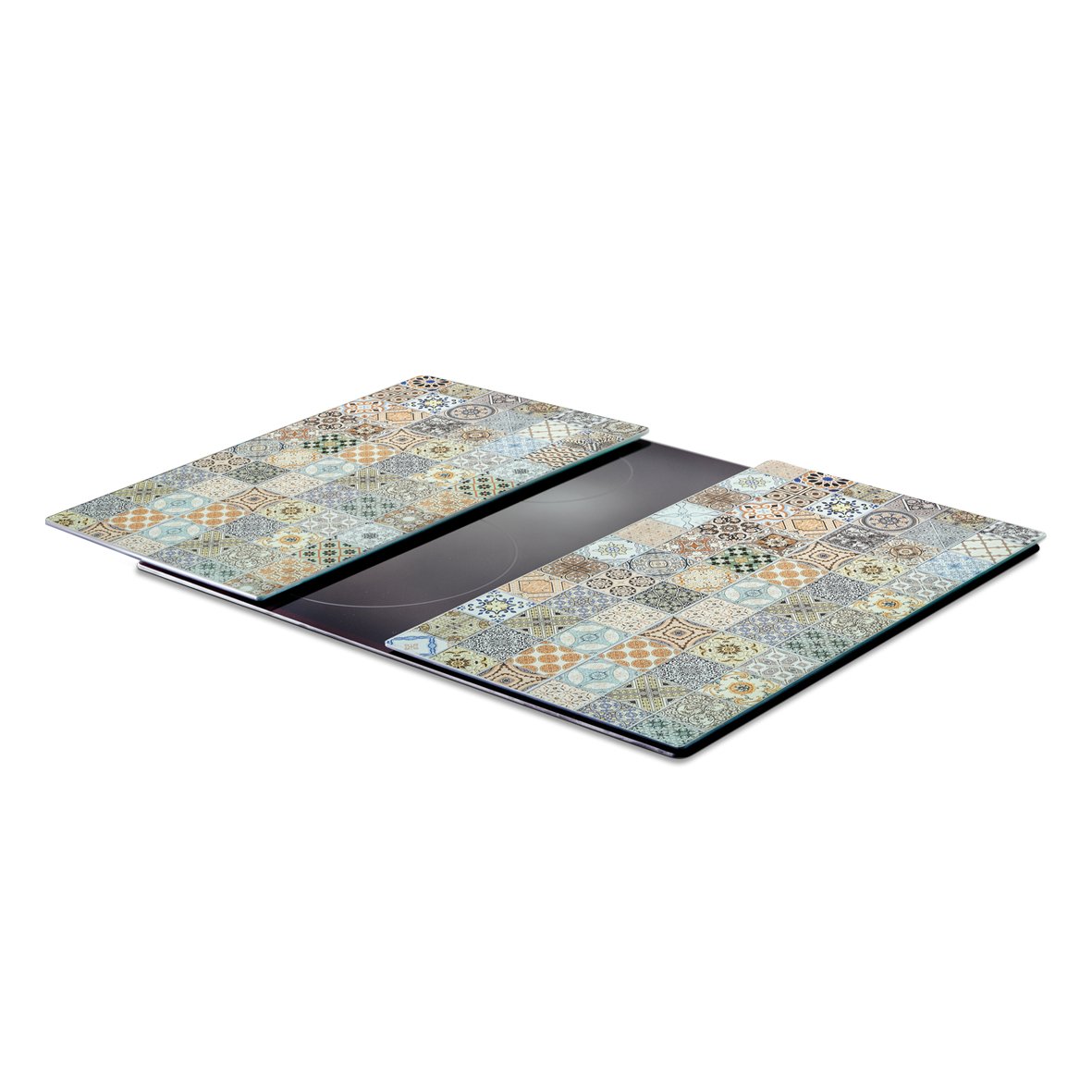zeller-k-che-herdabdeckplatten-mosaik-2-tlg-glas image 5