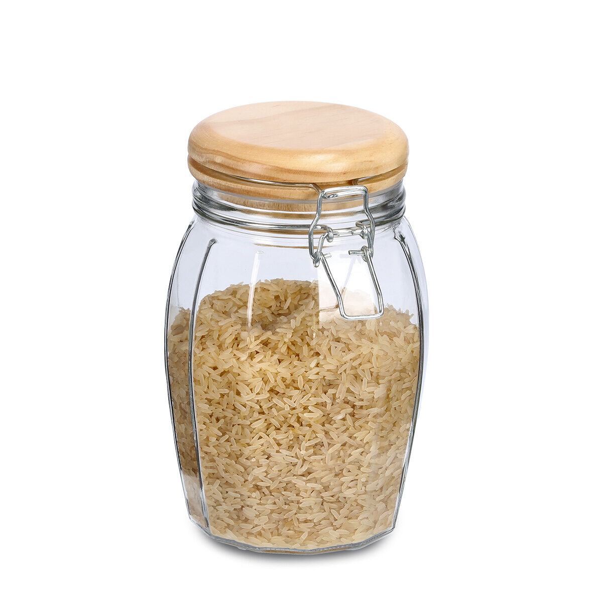 zeller-k-che-vorratsglas-b-gelverschluss-1200-ml-kiefer image 2
