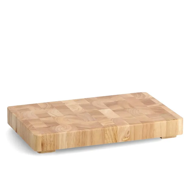 zeller-present-home-hackblock-gummibaum-holz image 1