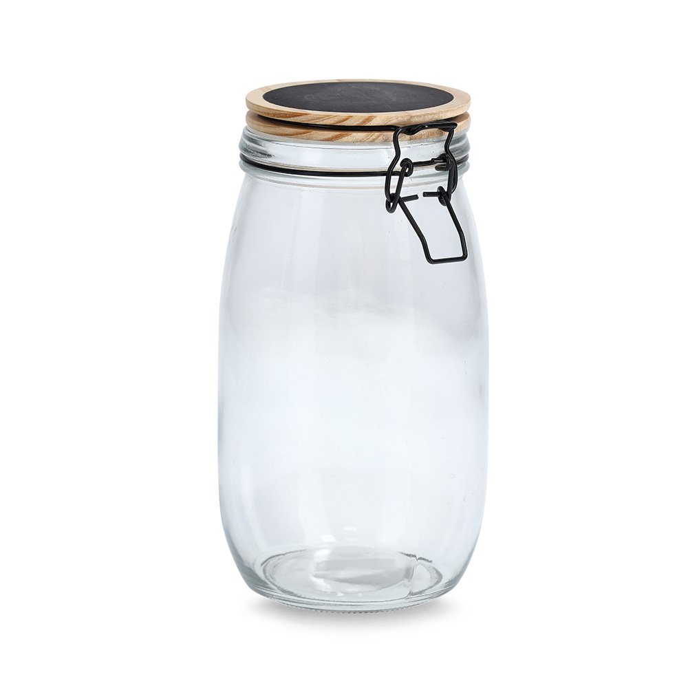 zeller-present-k-che-vorratsglas-1500-ml-b-gelverschluss-kiefer image 1