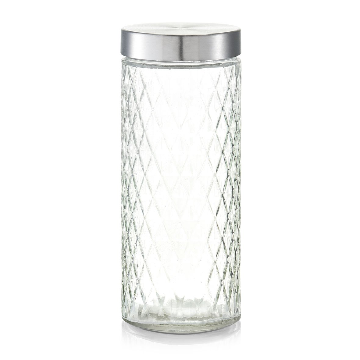 zeller-present-k-che-vorratsglas-raute-metalldeckel-2100-ml image 1