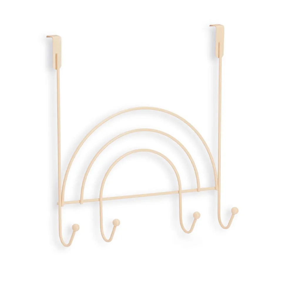zeller-present-rainbow-t-rh-nger-metall-beige-4-haken image 1