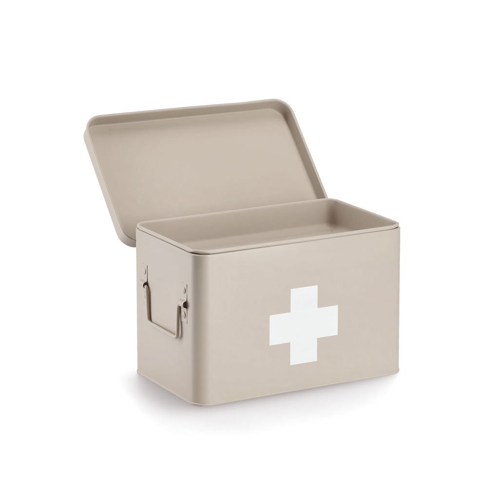zeller-present-home-living-medizinbox-metall-beige-mit-deckel image 6