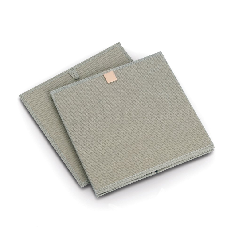 zeller-present-home-aufbewahrungsbox-vlies-khaki-faltbar image 4