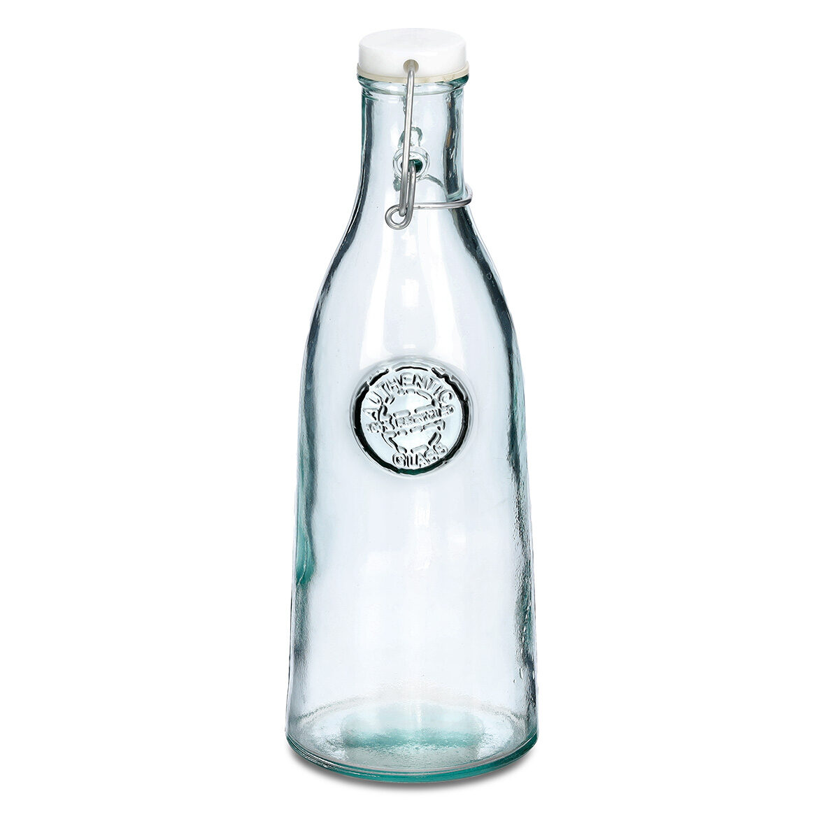 zeller-present-k-che-glasflasche-recycled-990-ml-b-gel image 1