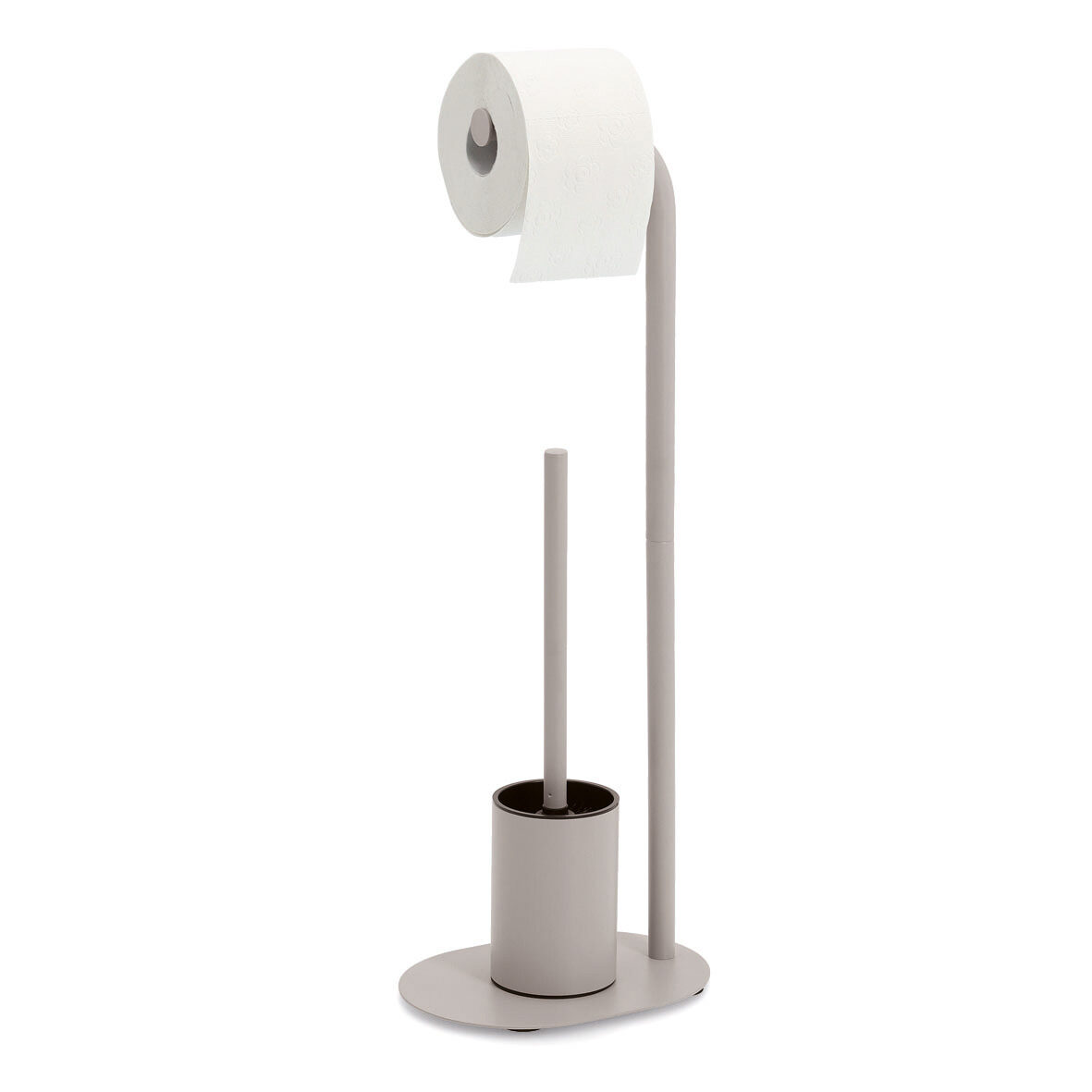 zeller-bad-wc-garnitur-metall-greige-mit-b-rste image 2