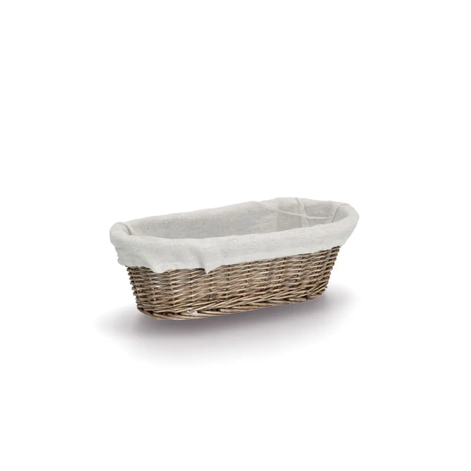 zeller-present-k-che-brotkorb-weide-canvas-mit-beutel image 1
