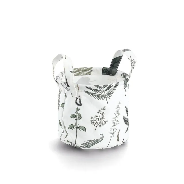 zeller-present-home-living-aufbewahrungskorb-polyester-bl-tter image 1
