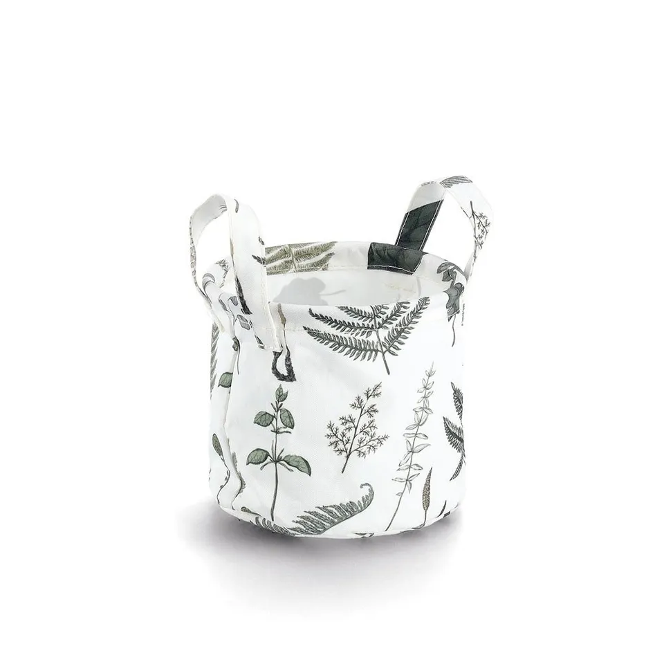zeller-present-home-living-aufbewahrungskorb-polyester-bl-tter image 1
