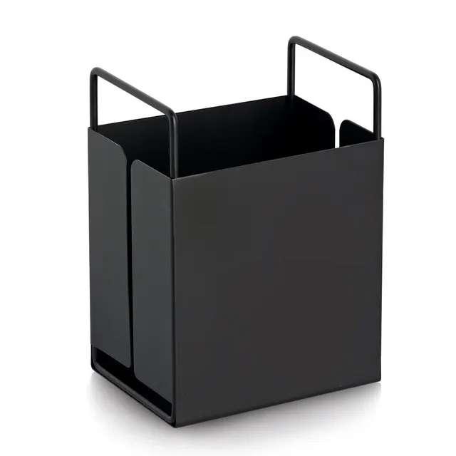 zeller-present-home-living-utensilienhalter-metall-schwarz image 1
