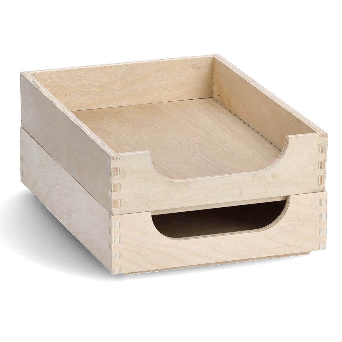 zeller-home-ablagebox-birke-a4-unbehandelt-holz image 3