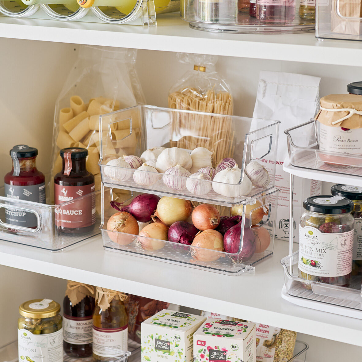 zeller-present-home-living-aufbewahrungsboxen-set-2-tlg-transparent image 5