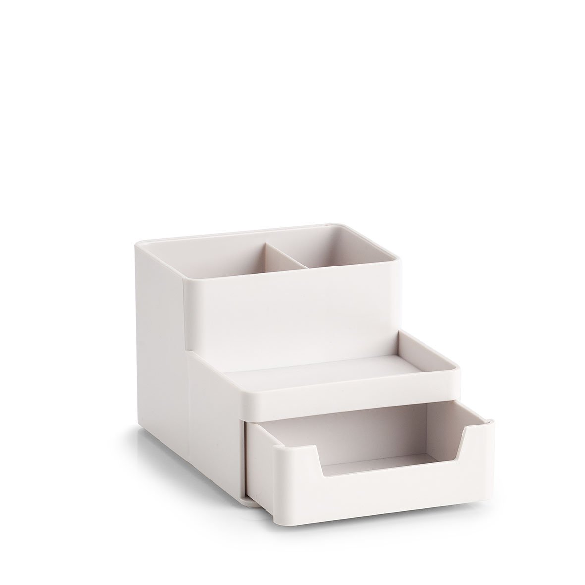 zeller-present-home-living-utensilien-organizer-stiftehalter-grau-mit-schublade image 5