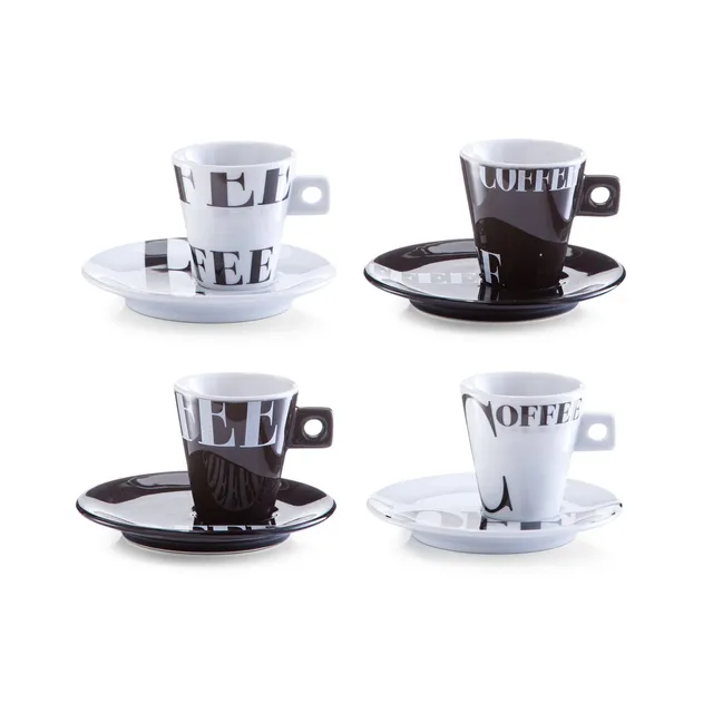 zeller-present-k-che-espresso-set-coffee-style-8-tlg-porzellan image 1