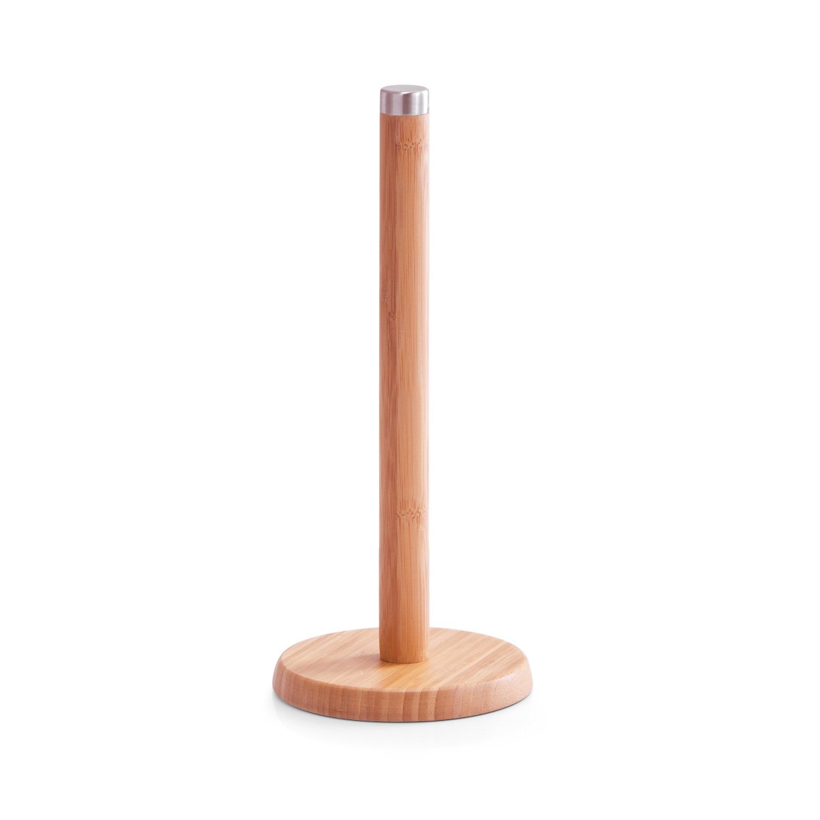 zeller-present-k-che-k-chenrollenhalter-bambus-edelstahl-tuchst-nder image 1