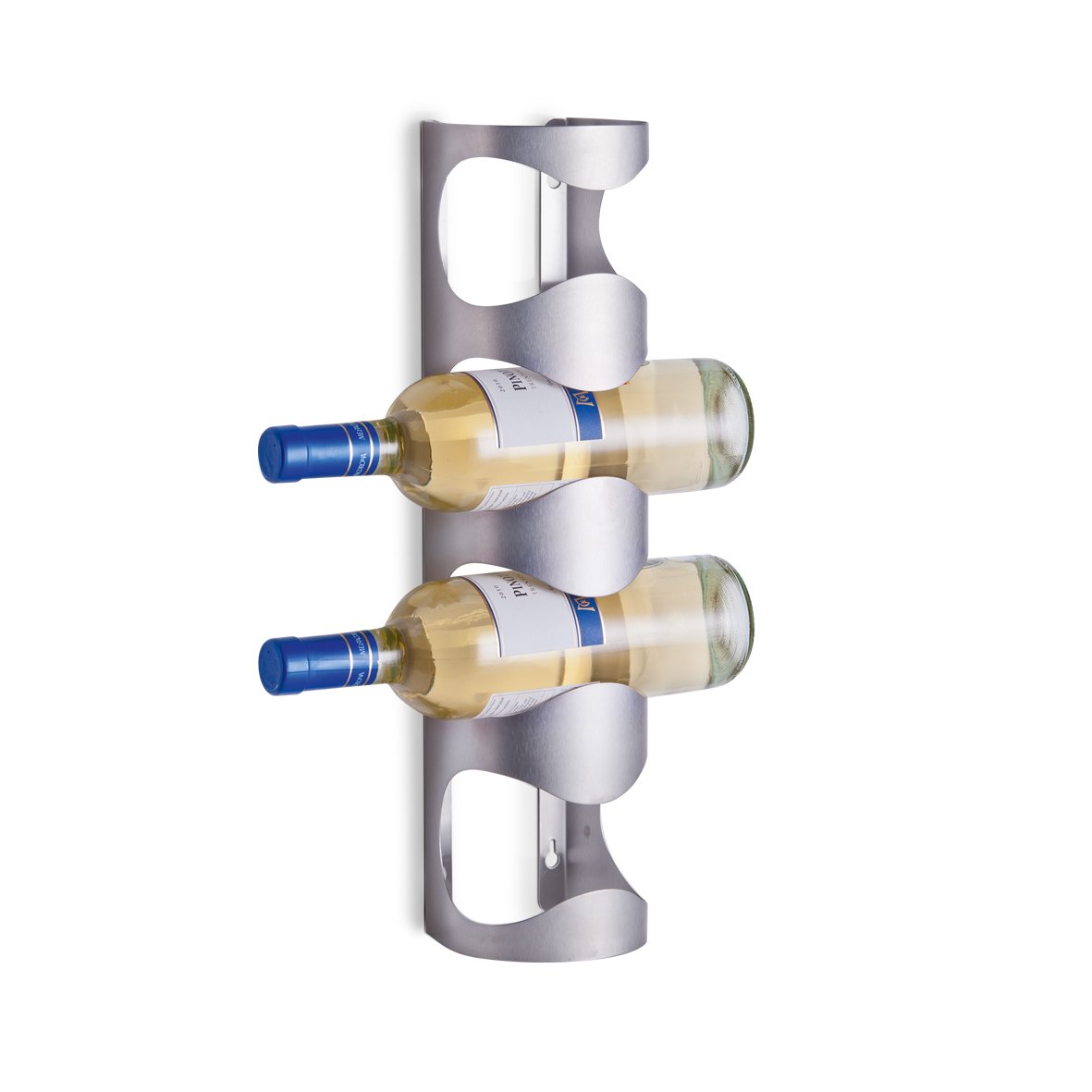 zeller-present-wand-flaschenhalter-edelstahl-f-r-4-flaschen image 1
