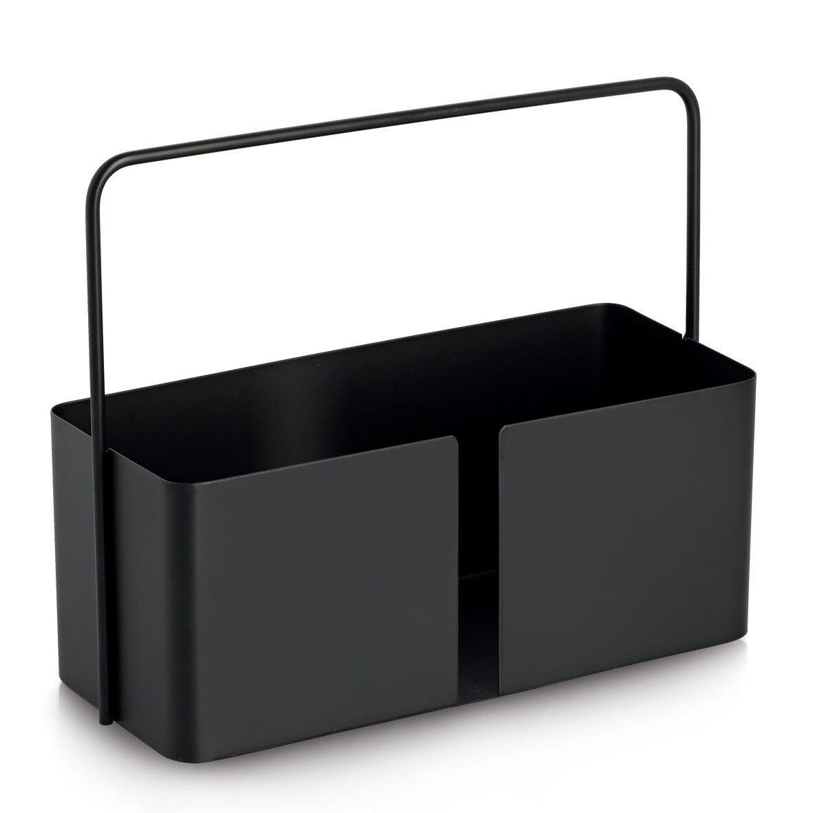 zeller-present-home-living-tragekorb-metall-schwarz image 1