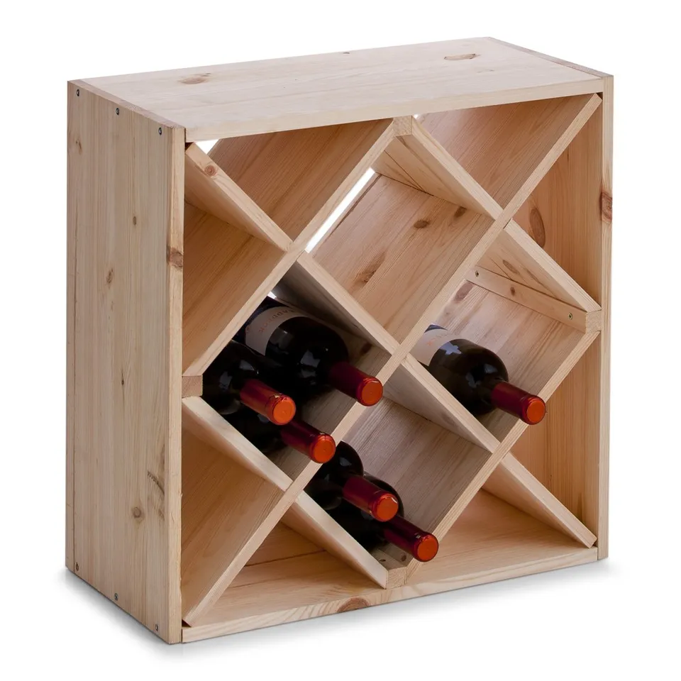 zeller-present-weinregal-nadelholz-stapelbar image 1
