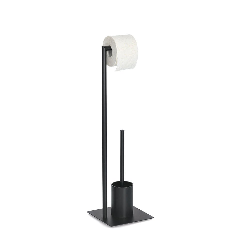 zeller-present-bad-wc-garnitur-metall-schwarz-freistehend image 2