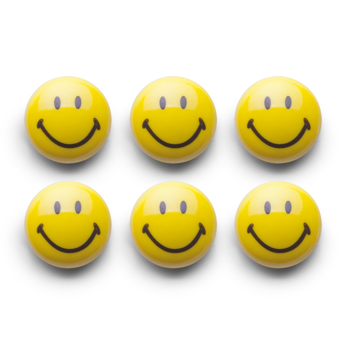 zeller-present-smiley-magnet-set-6-tlg-kunststoff-f-r-memobord image 1