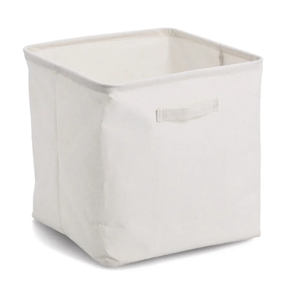 zeller-present-home-living-aufbewahrungsbox-creme-polyester-baumwolle image 1