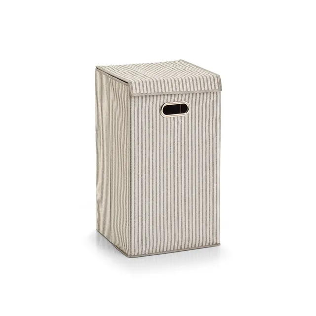 zeller-present-stripes-w-schesammler-vlies-beige-faltbar image 1
