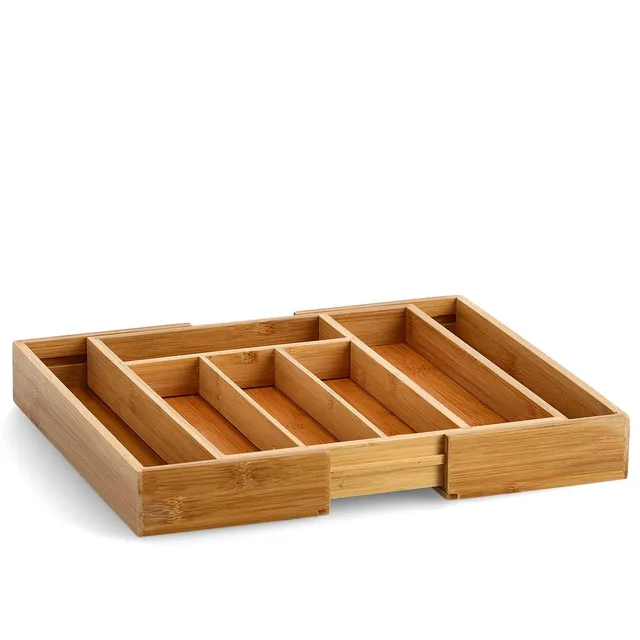 zeller-present-k-che-besteckkasten-ausziehbar-bambus image 1