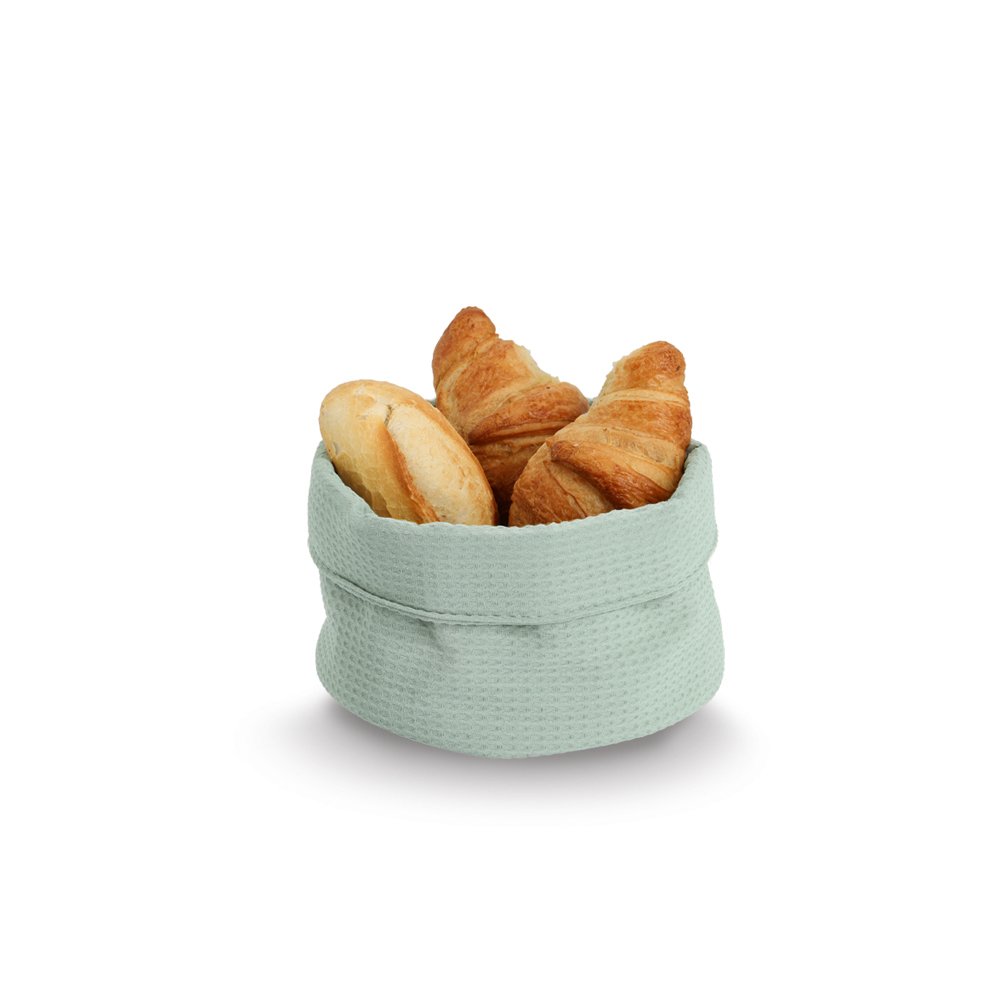 zeller-present-home-living-aufbewahrungskorb-waffelpiqu-mint image 2