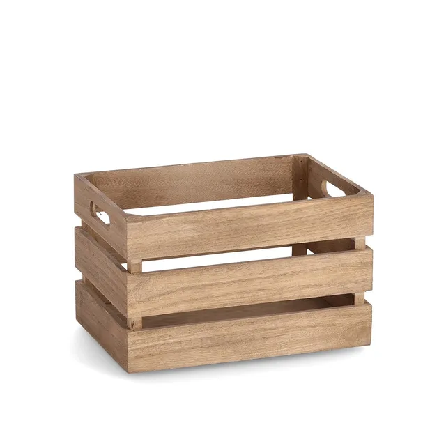 zeller-present-vintage-aufbewahrungskiste-holz-kiste-braun image 1