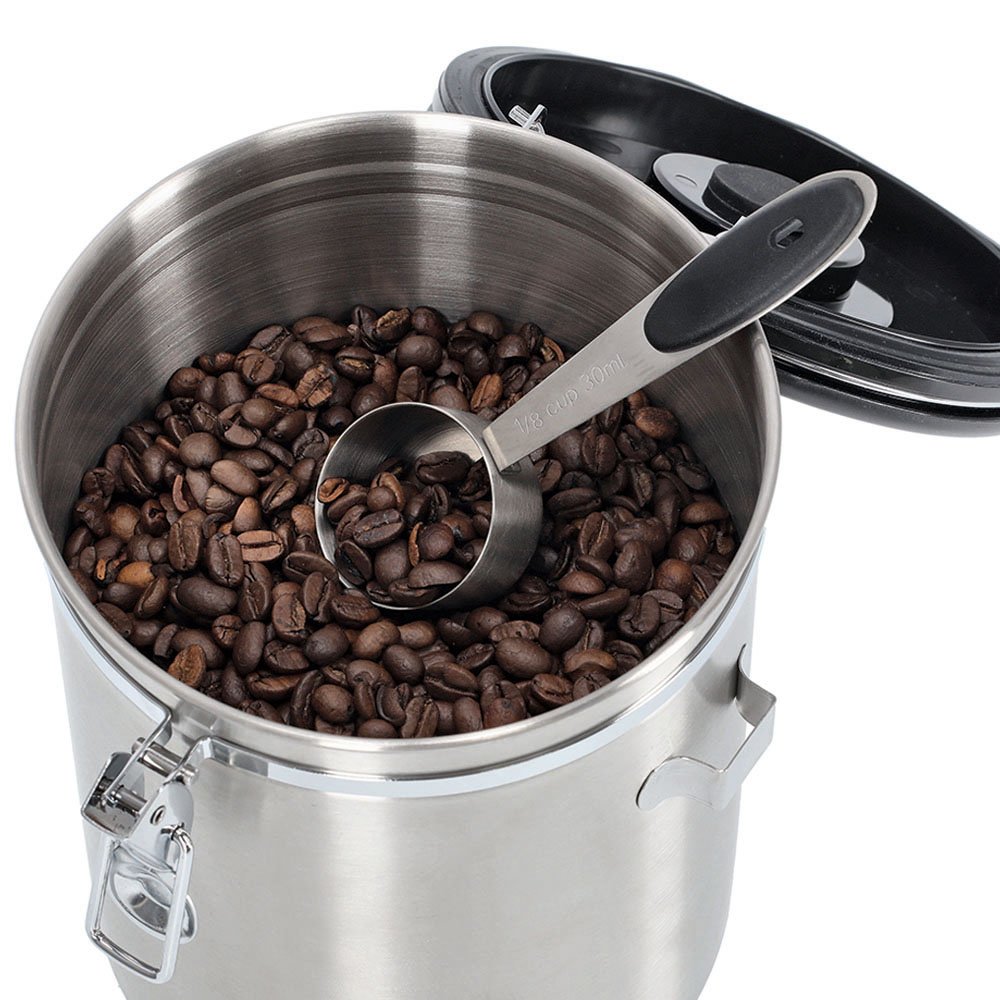 zeller-present-k-che-kaffeedose-mit-l-ffel-2700-ml-edelstahl image 2