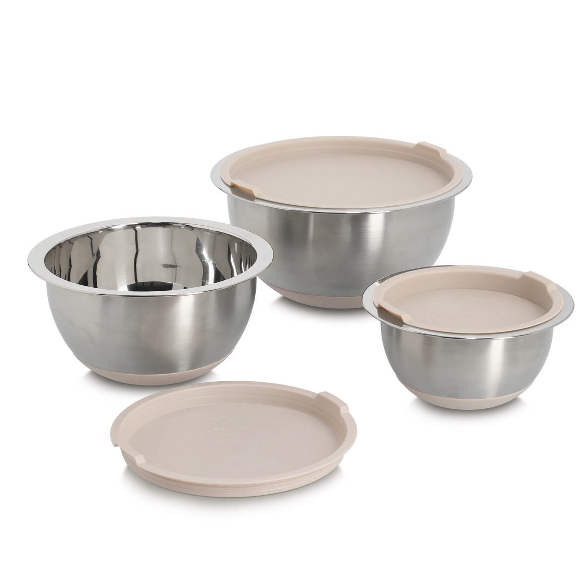 zeller-k-che-sch-ssel-set-3-tlg-edelstahl-mit-deckel image 1