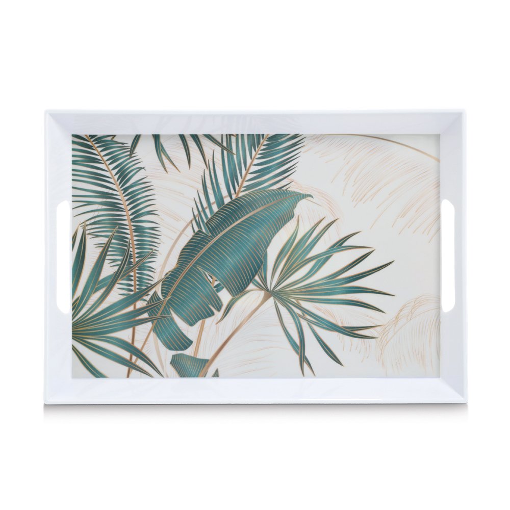zeller-present-table-melamintablett-palm-leaves image 2