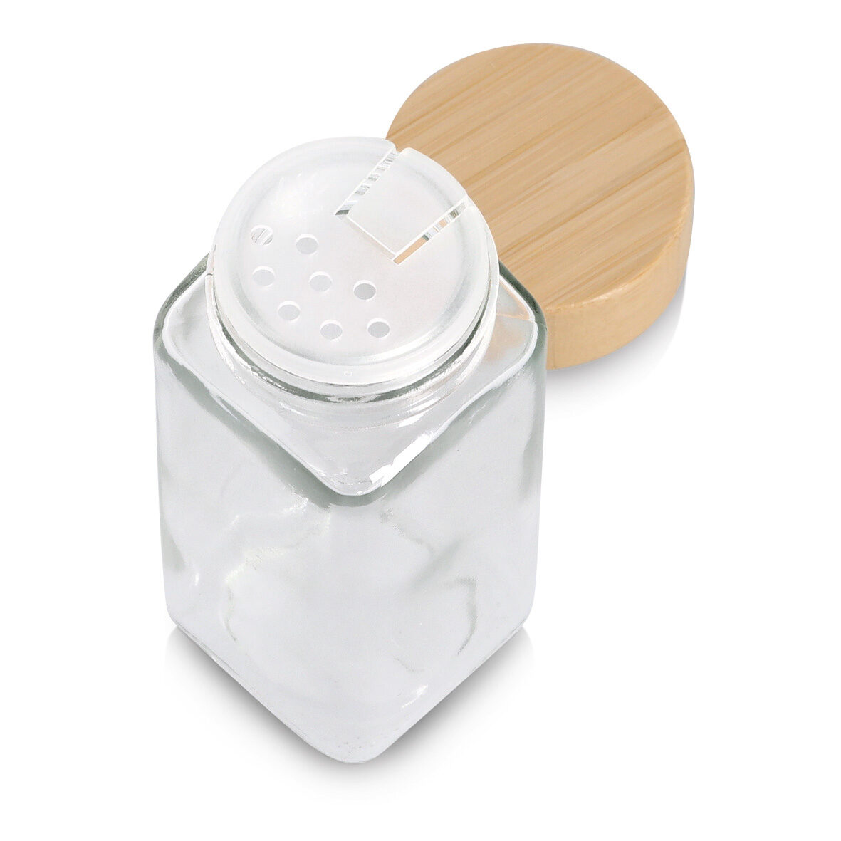 zeller-present-k-che-gew-rzglas-120-ml-mit-bambusdeckel-streuer image 2
