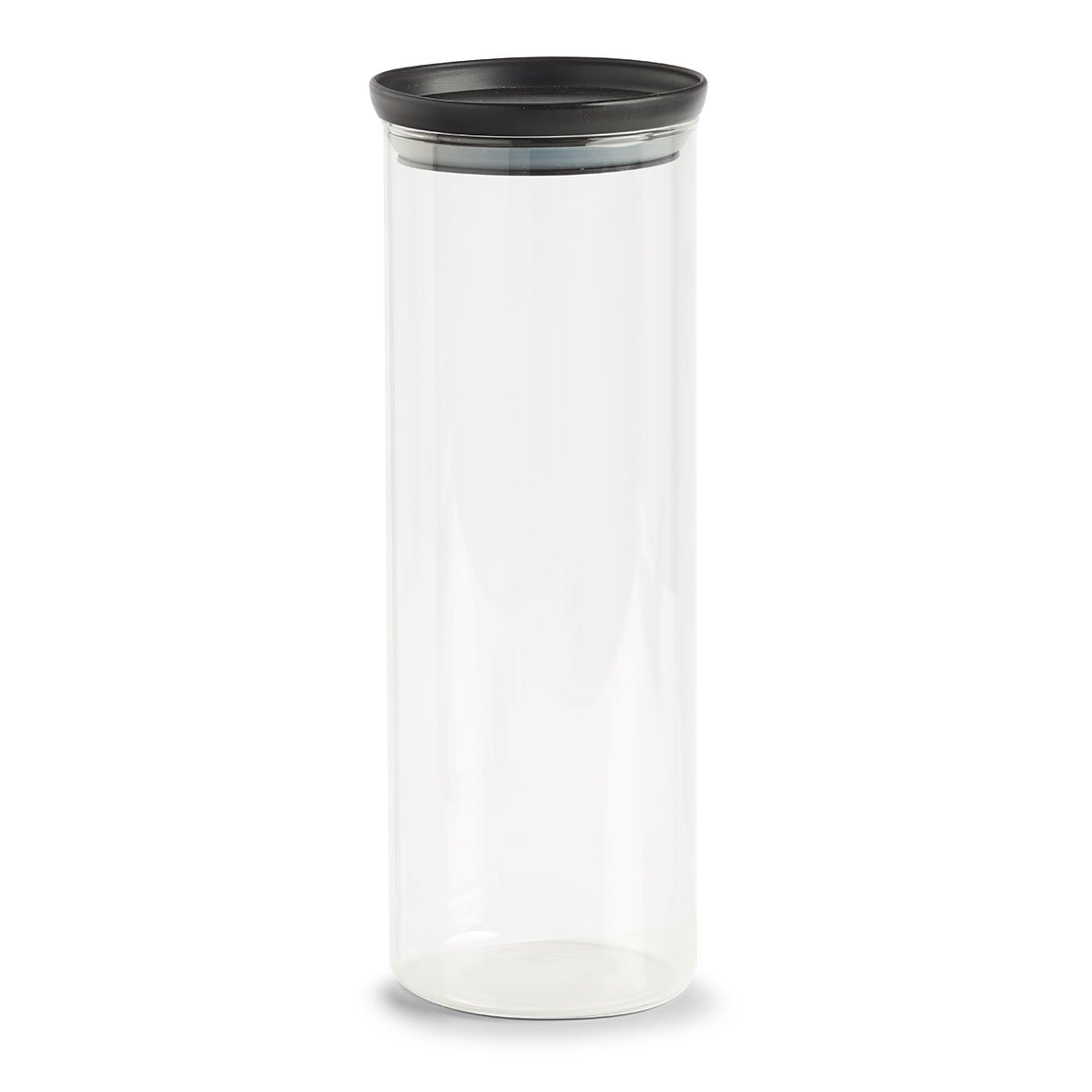 zeller-present-k-che-vorratsglas-1650-ml-schwarz-kunststoffdeckel image 1