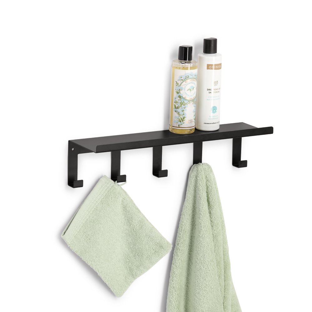 zeller-present-home-living-wandregal-metall-schwarz-mit-haken image 3