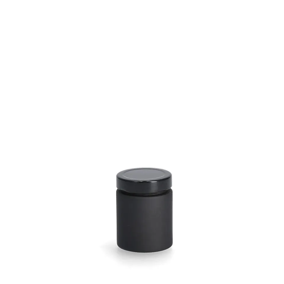 zeller-present-k-che-gew-rzglas-150-ml-schwarz-metalldeckel image 1