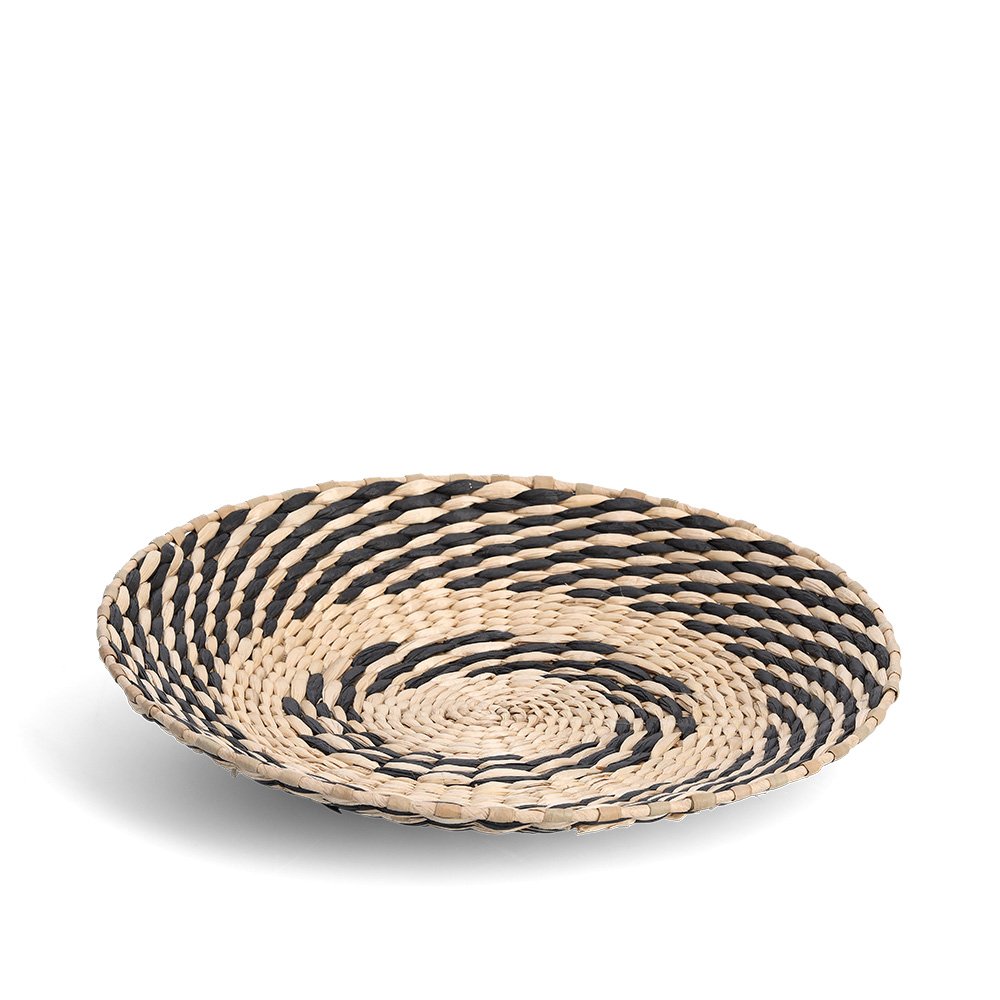 zeller-present-k-che-dekoteller-papier-rohrkolbengeflecht-natur image 1