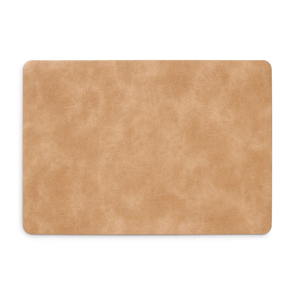 zeller-table-platzset-kunstleder-hellbraun-abwischbar image 1