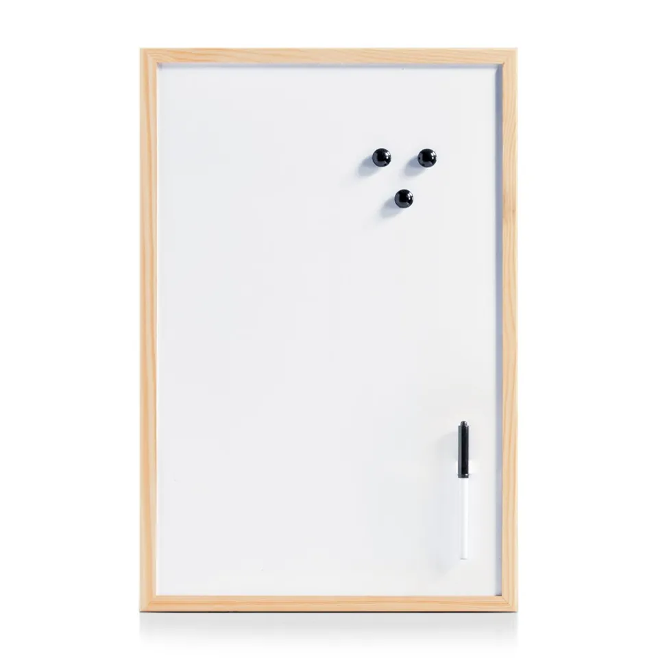 zeller-present-office-magnet-schreibtafel-metall-kiefer-memo image 1