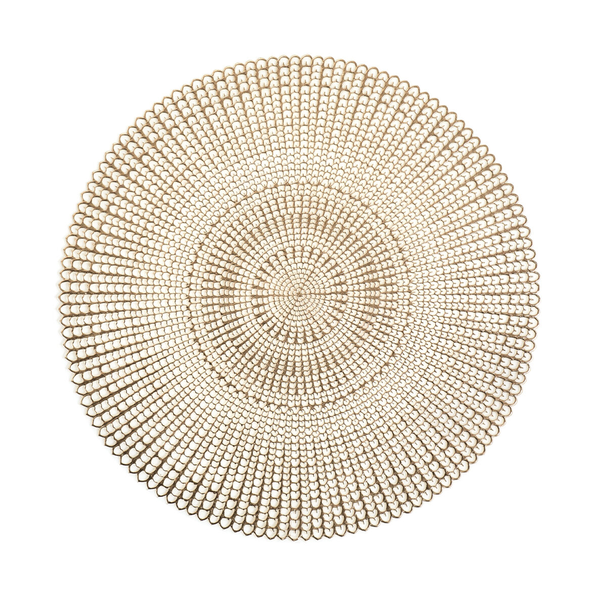 zeller-present-table-platzset-cut-out-6er-kunststoff-gold image 2
