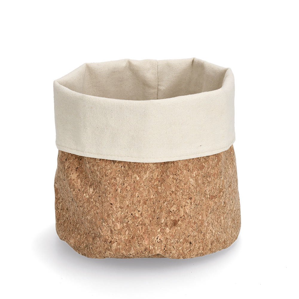 zeller-present-home-living-aufbewahrungskorb-kork-baumwolle image 1