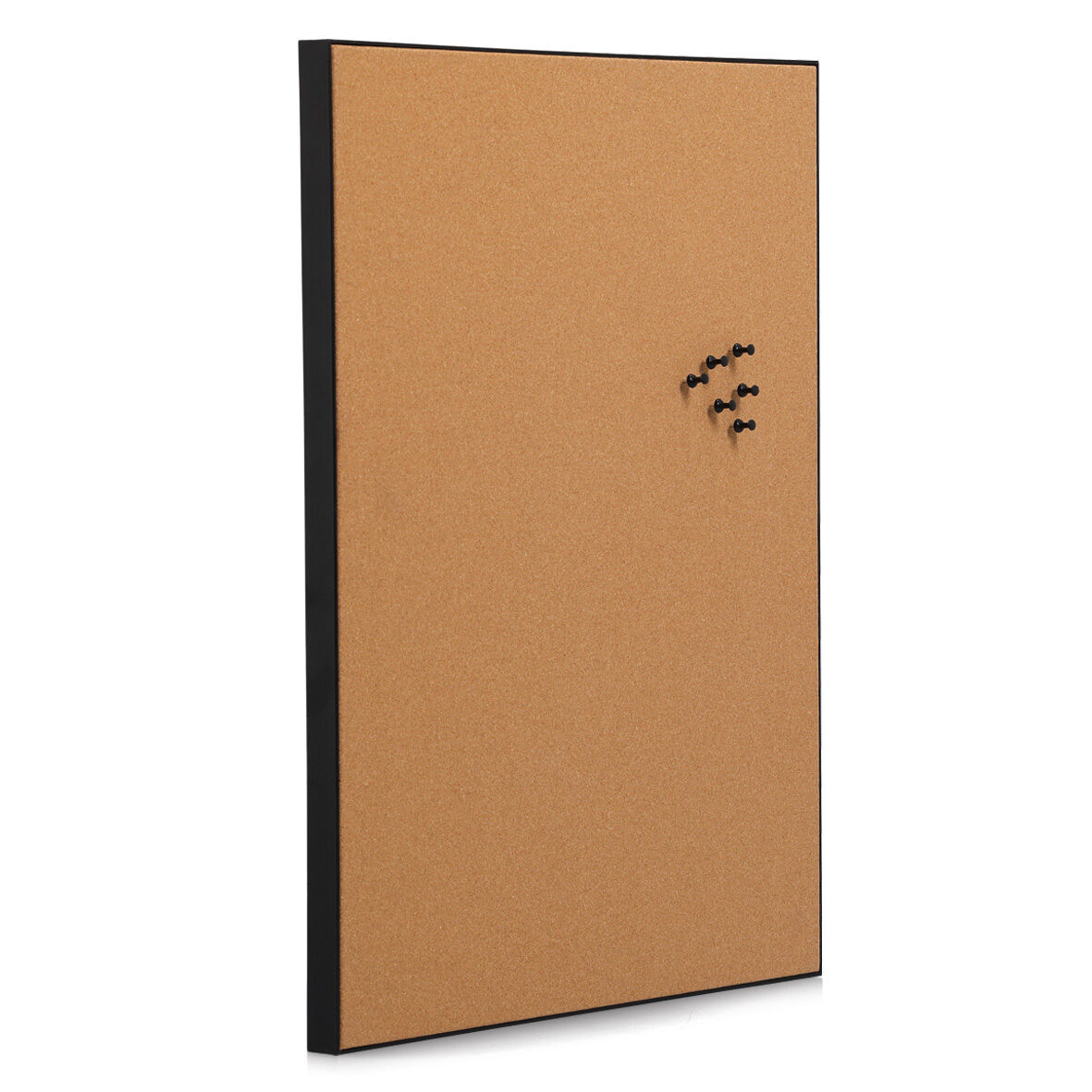 zeller-present-office-pinboard-kork-schwarz-mit-pins image 3